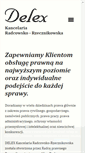 Mobile Screenshot of delexkancelaria.com